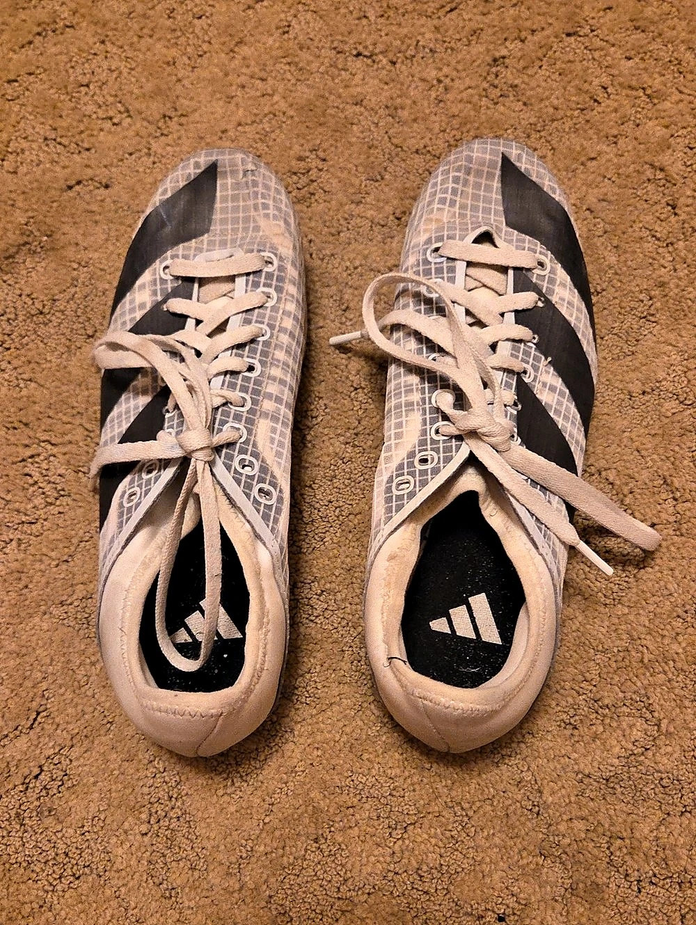 adidas Adizero Sprinttstar Track Spikes Gray & Black